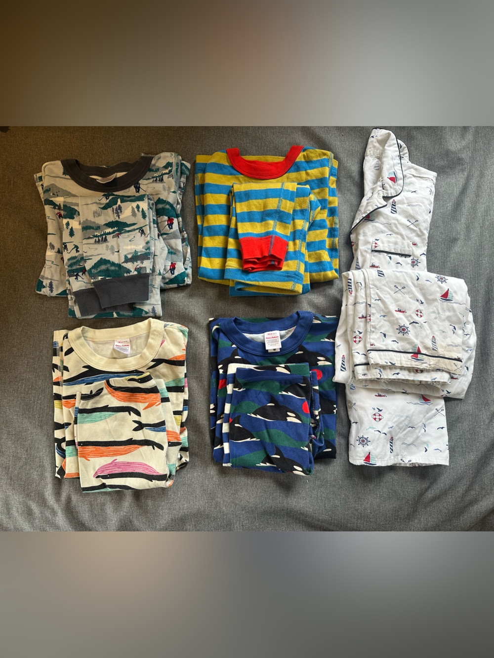 Boys Bundle of Like New PJs - Hanna (5) and Petite Plume (1)